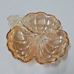 Jeanette Carnival Glass Candy Dish